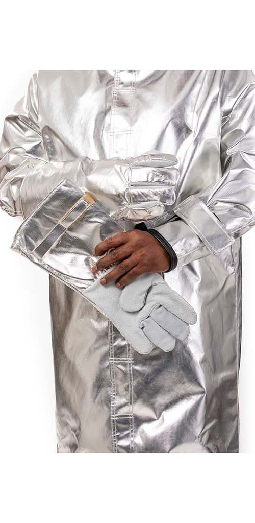 METAL-SAFE® Aluminised FR thermal lined 5 finger gloves