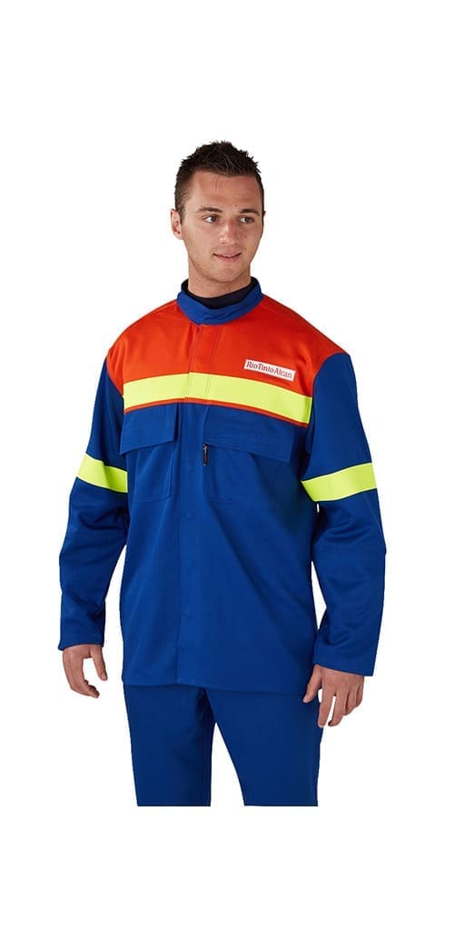 ALU-SAFE® QV803 Two-tone open front shirt