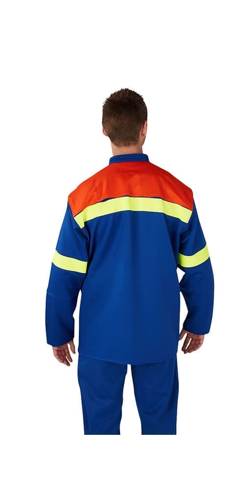 ALU-SAFE® QV803 Two-tone open front shirt