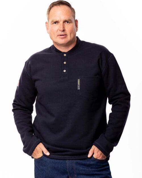 SURVIVE-ARC® Henley Sweatshirt 21.8cal CAT 2