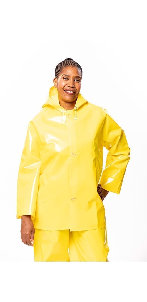 Shoulder Jacket Pvc PVC Coat With Hood | AQUA-TECH® | CHARNAUD