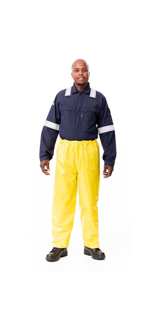 AQUA-TECH® PVC coated elastic waist trousers