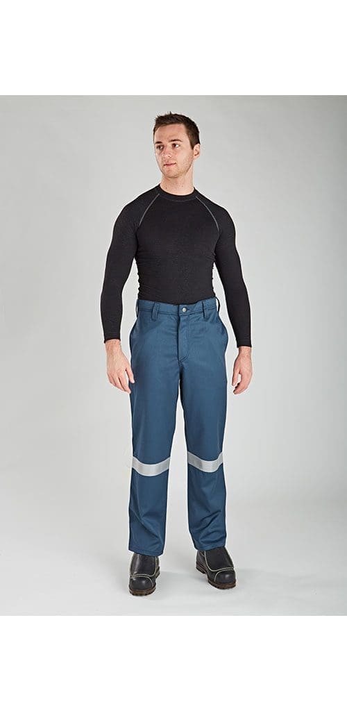 ALU-SAFE® QV664 bayside blue casual trousers D3 E3 ASCPT052