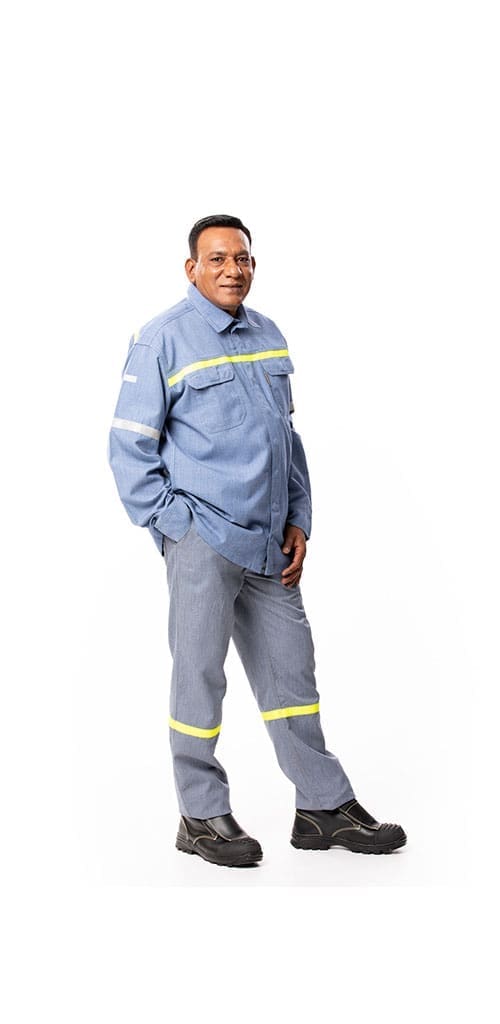 ALU-SAFE® QV803 Half open front shirt