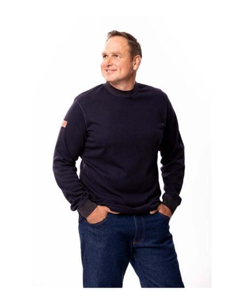 SURVIVE-ARC® 21 cal CAT 2 Mens Round neck jersey navy