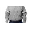 SURVIVE-ARC® 12.4 Cal, CAT 2 Grey shirt with Silver reflective tape